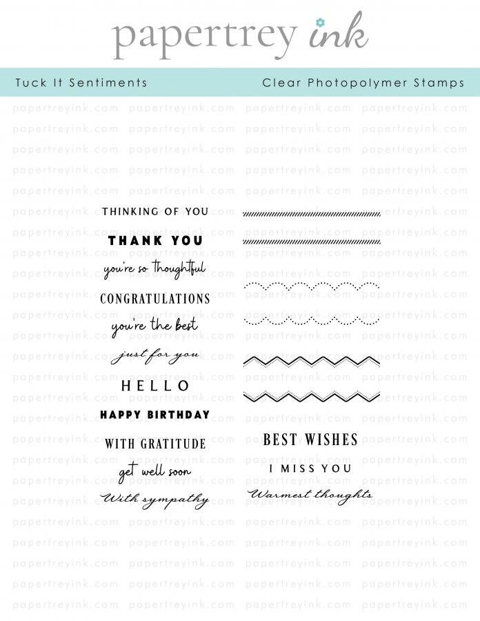 Tuck It Sentiments Stamp Set