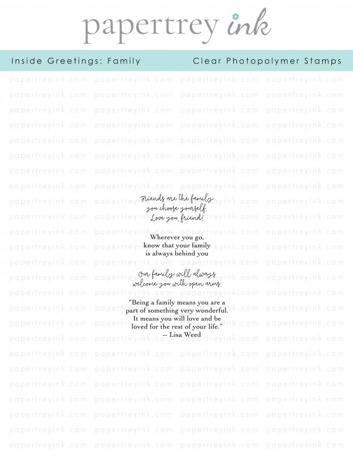 Inside Greetings: Family Mini Stamp Set