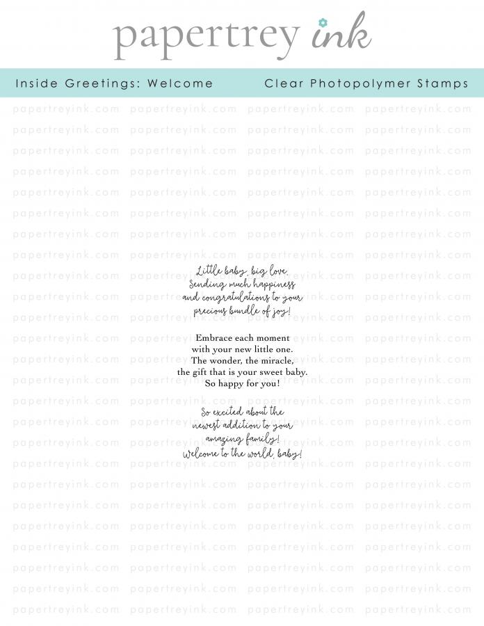 Inside Greetings: Welcome Mini Stamp Set