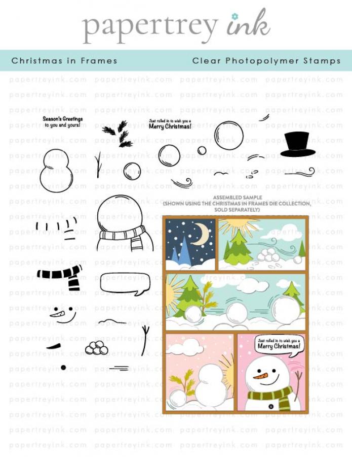 Christmas in Frames Stamp Set