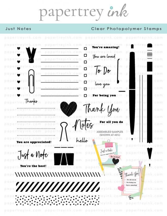 Just Notes Stamp Set