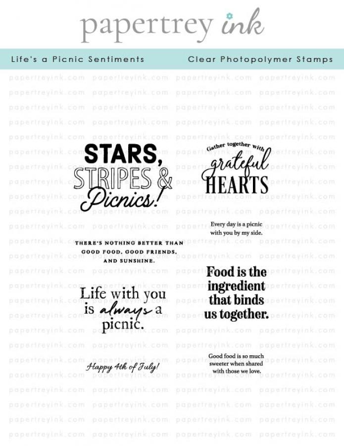 Life's a Picnic Sentiments Stamp Set