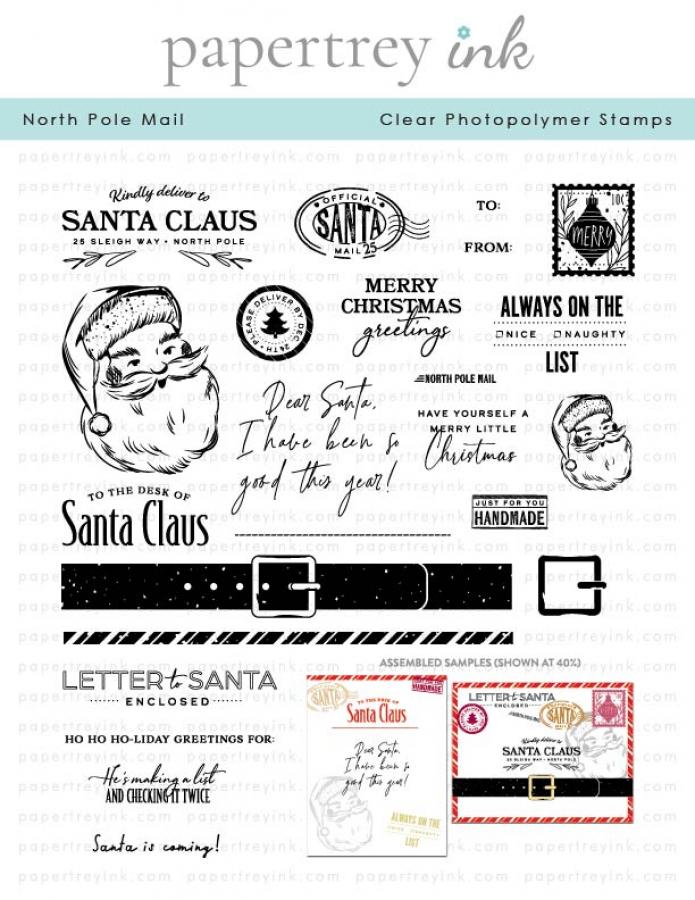 North Pole Mail Stamp Set