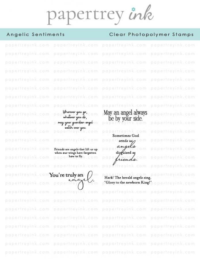 Angelic Sentiments Mini Stamp Set