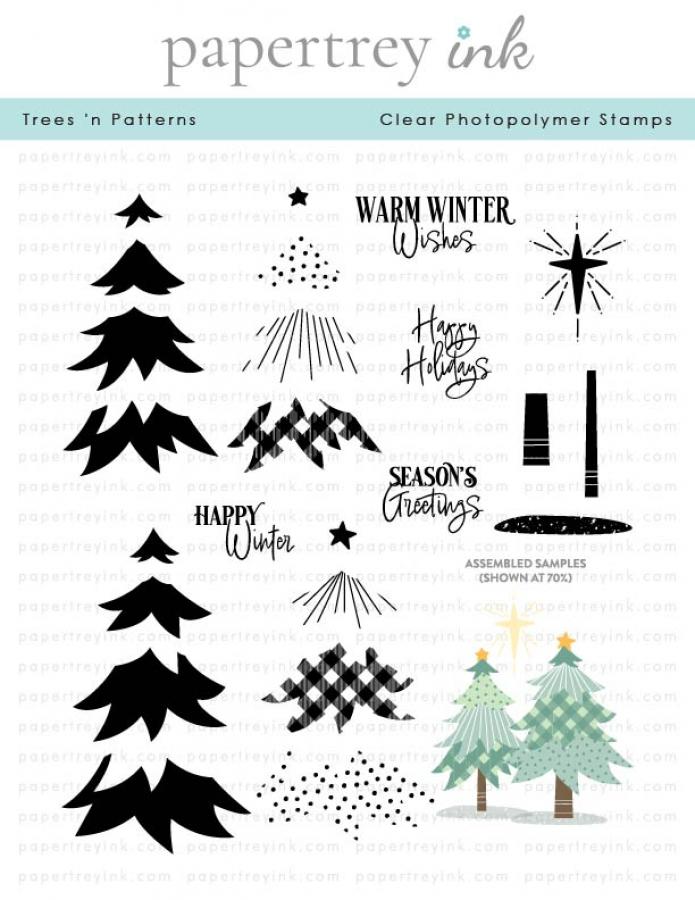 Trees 'n Patterns Stamp Set