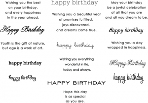 Birthday Basics Stamp Set