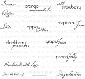 Fruitful Sentiments Stamp Set