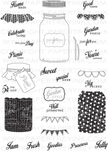 Friendship Jar Stamp Set: Papertrey Ink Clear Stamps Dies Paper Ink ...