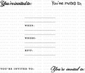 By Invitation Mini Stamp Set