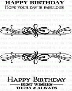 Boutique Borders: Birthday Mini Stamp Set