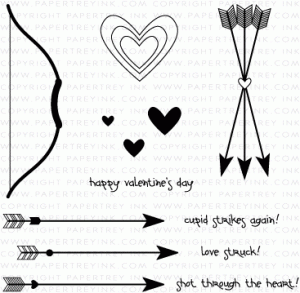 Cupid's Arrow Stamp Set