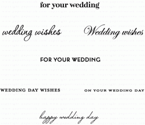 Keep It Simple: Wedding Mini Stamp Set