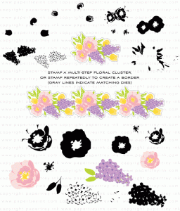 Seasonal Borders: Spring Stamp Set & Stencil