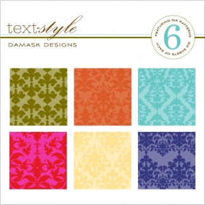 Damask Designs Patterned Paper 8"X8" (36 sheets)