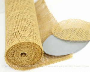 Burlap Craft Roll