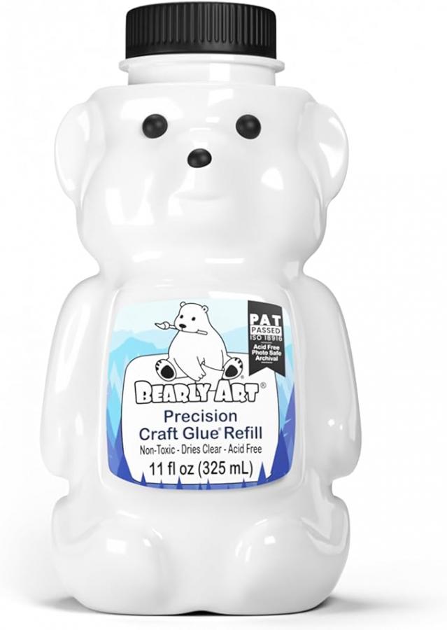 Bearly Art Precision Craft Glue - THE REFILL (11 OZ)