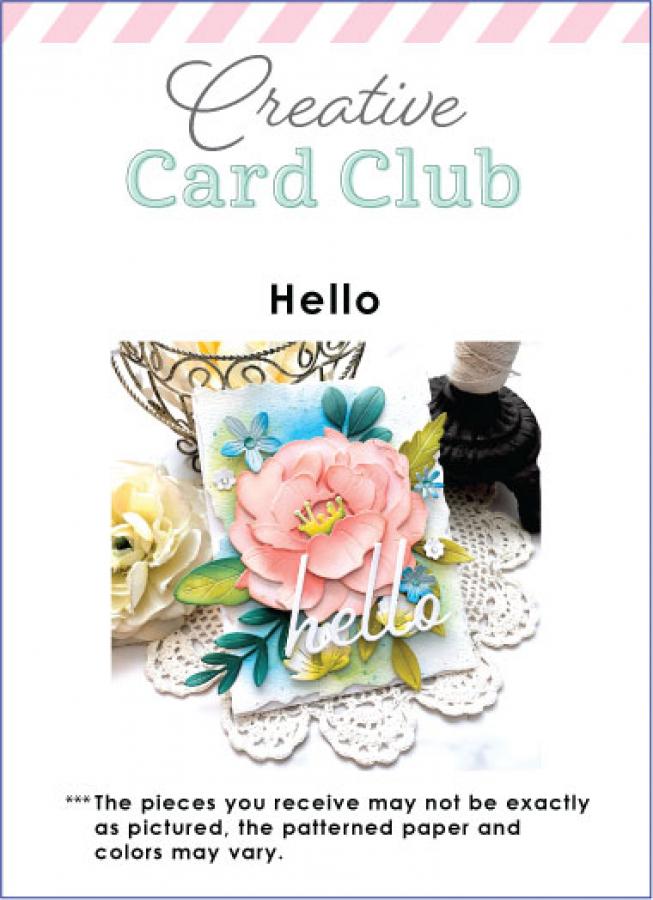 Creative Card Club - Hello Card Kit