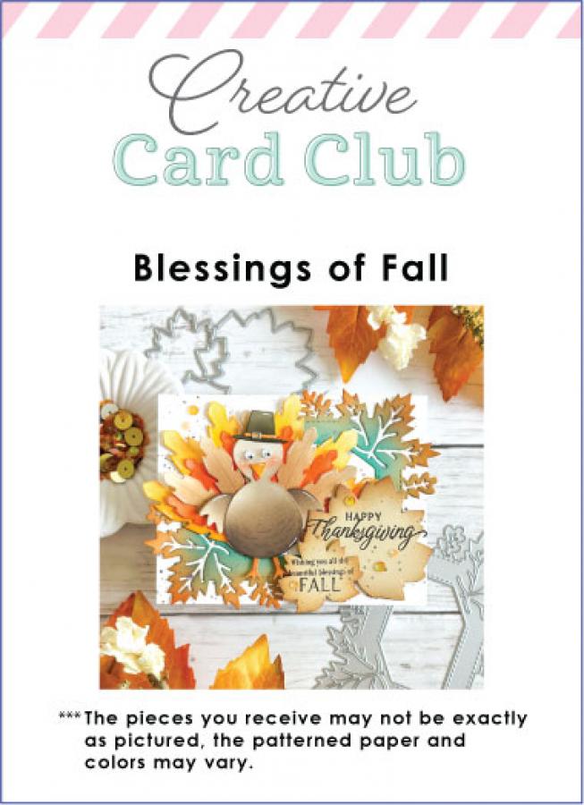 Creative Card Club - Blessings of Fall