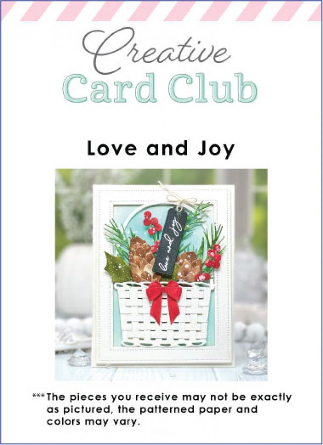 Creative Card Club - Love and Joy Card Kit