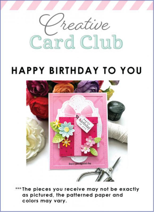 Creative Card Club - Happy Birthday to You Card Kit