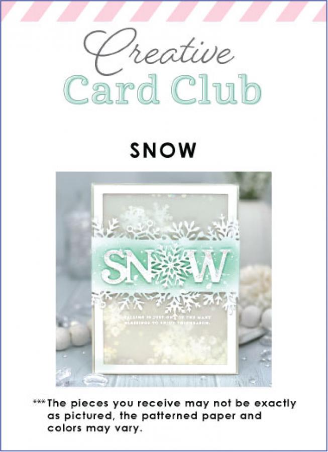 Creative Card Club - Snow Card Kit