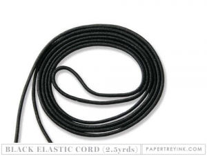 Traveler's Journal: Black Elastic Cord