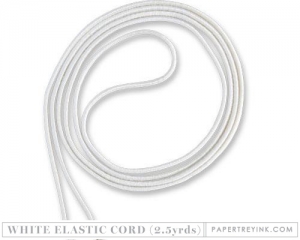 Traveler's Journal: White Elastic Cord