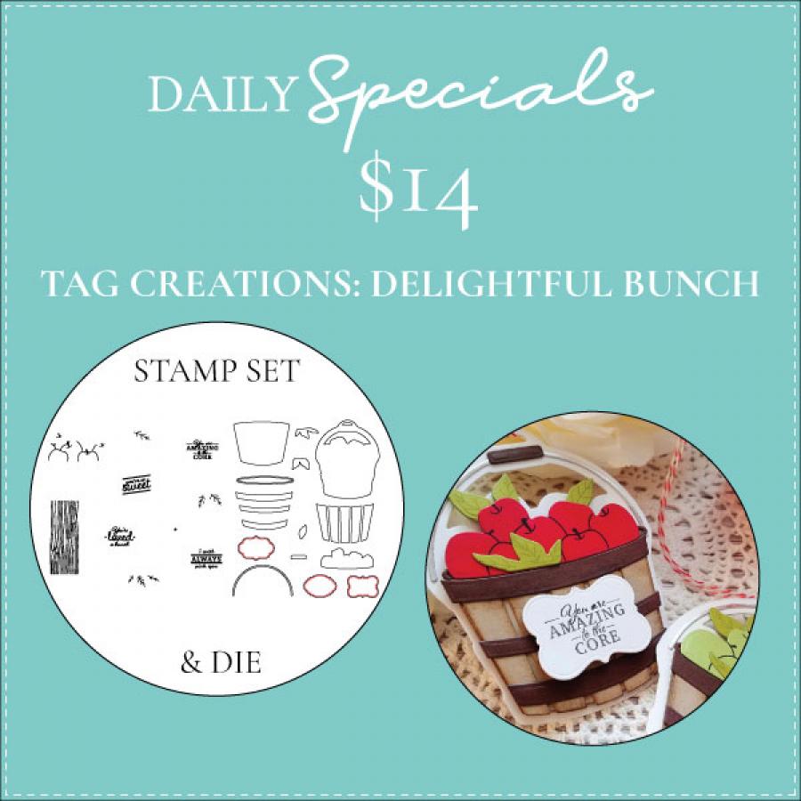 Daily Special - Tag Creations: Delightful Bunch Mini Stamp Set + Die