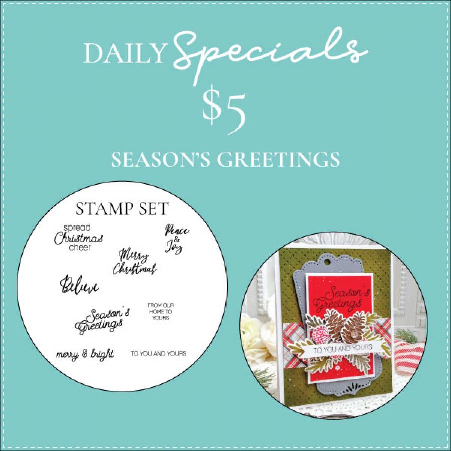Daily Special - Season's Greetings Stamp Set