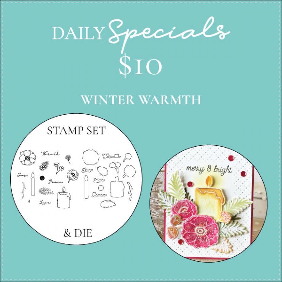 Daily Special - Winter Warmth Stamp Set + Die