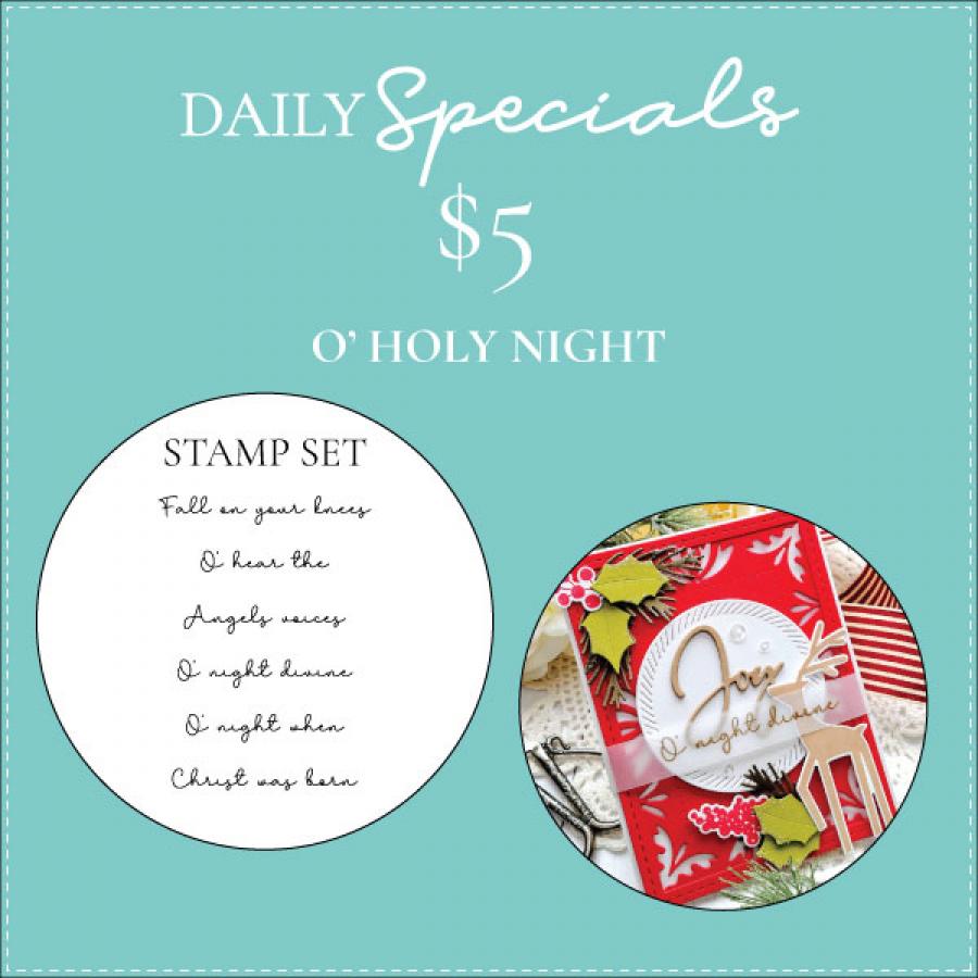 Daily Special - O' Holy Night Stamp Set