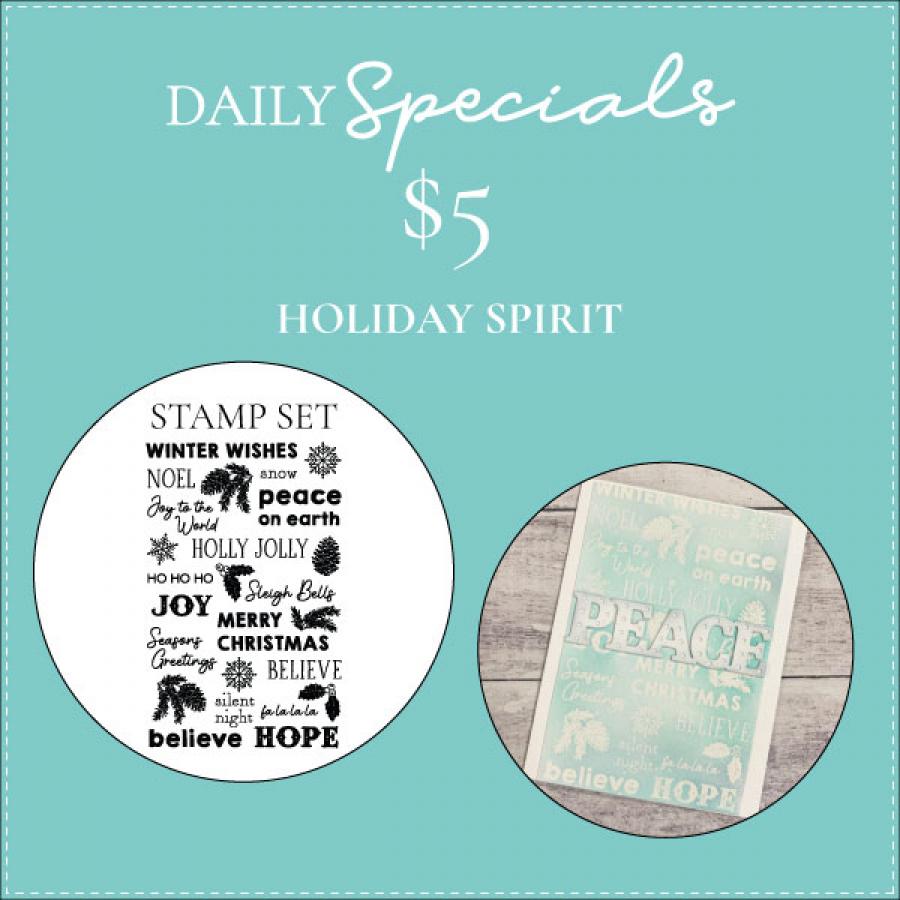 Daily Special - Holiday Spirit Stamp Set