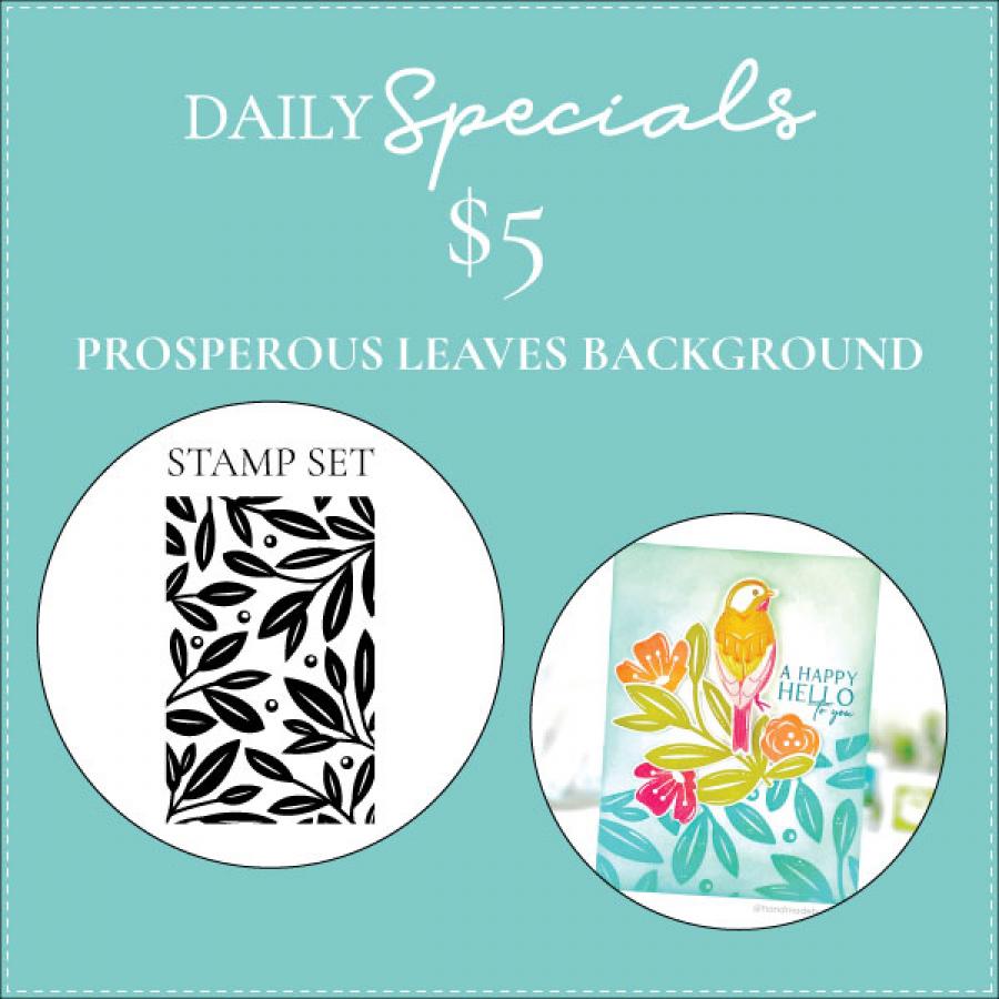 Daily Special - Prosperous Leaves Background Stamp Set