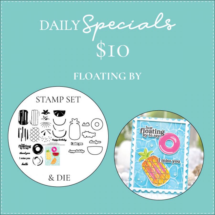Daily Special - Floating By Stamp Set + Die