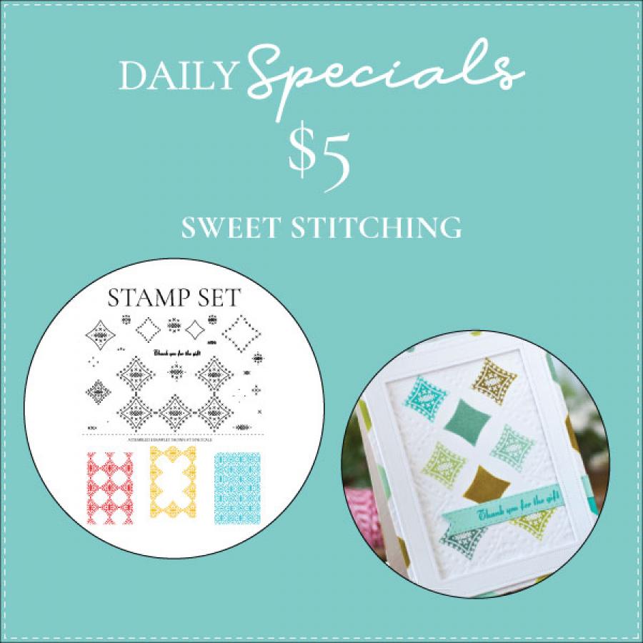 Daily Special - Sweet Stitching Stamp Set