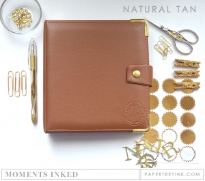 Moments Inked: Binder - Natural Tan