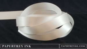 Soft Stone 1/2" Satin Solid Ribbon (5 yards)