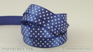 Royal Velvet 5/8" Satin Dots Ribbon (5 yards)