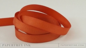 Terracotta Tile 3/8" Twill Tape Ribbon (5 yards)