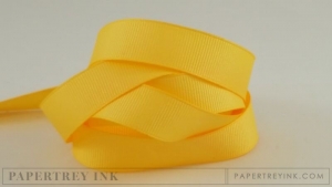 Harvest Gold 5/8" Grosgrain Ribbon (5 yards)