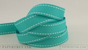 Hawaiian Shores 5/8" Saddle Stitch Ribbon (5 yards)