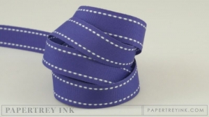 Royal Velvet 5/8" Saddle Stitch Ribbon (5 yards)