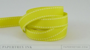 Limeade Ice 5/8" Saddle Stitch Ribbon (5 yards)