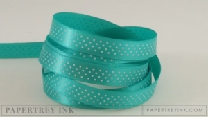 Hawaiian Shores 3/8" Bitty Dot Satin Ribbon (5 yards)