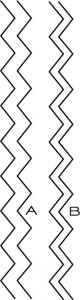 Papertrey Ink - Chevron Stripes Border Die Collection