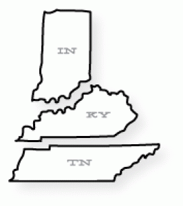 Papertrey Ink - United States: IN, KY, TN Die