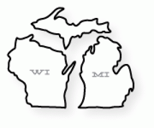 Papertrey Ink - United States: MI, WI Die