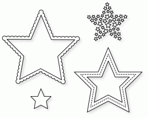 Papertrey Ink - Shaker Shapes: Star Die