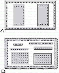 Papertrey Ink - Sewing Staples: Needle Book Die Collection (set of 2)