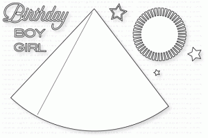 Papertrey Ink - Party Hat Die